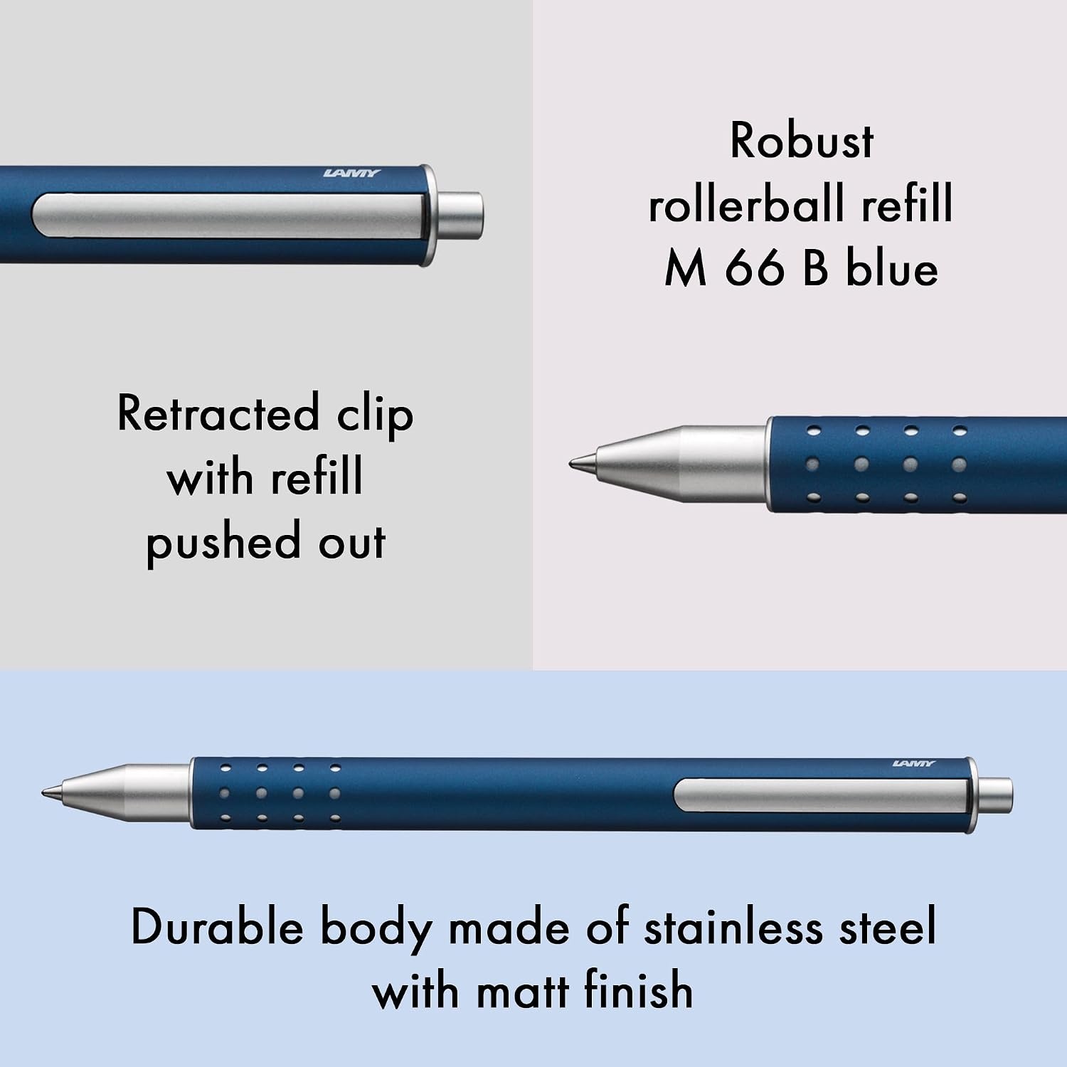 image:image1226055 Lamy Swift Model 334 Rollerball Pen Point Imperial BlueImperial Blue