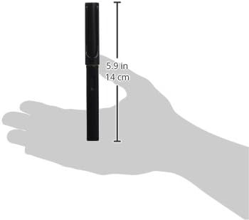 image:imageLAMY ALstar black Fountain Pen with ergonomic grip amp black steel nib in size EF lightweight aluminum body including LAMY T 10 blue cartridge RightHandedblack