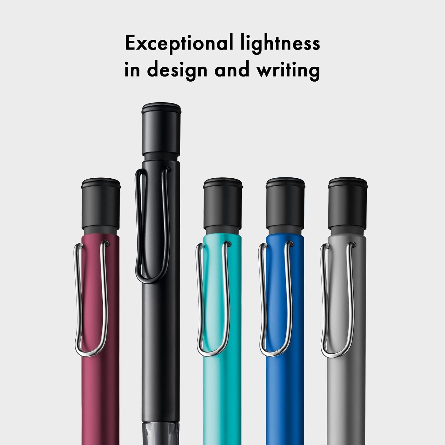 image:imageLAMY ALstar black Mechanical Pencil with transparent ergonomic grip amp lightweight aluminum body including LAMY M 41 fine line refill 05 mm amp eraser tipBlack Purple