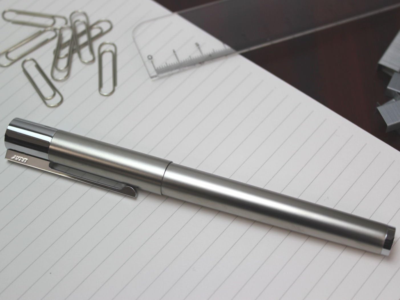 image:imageLAMY L380 Ballpoint Pen Waterbased Scara Matte BlackTitanium