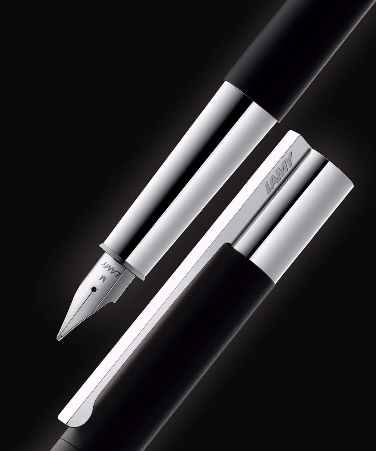 image:imageLAMY L80M Fountain Pen Nib M Medium Point Scara Matte Black Dual Use Type1 Count Pack of 1