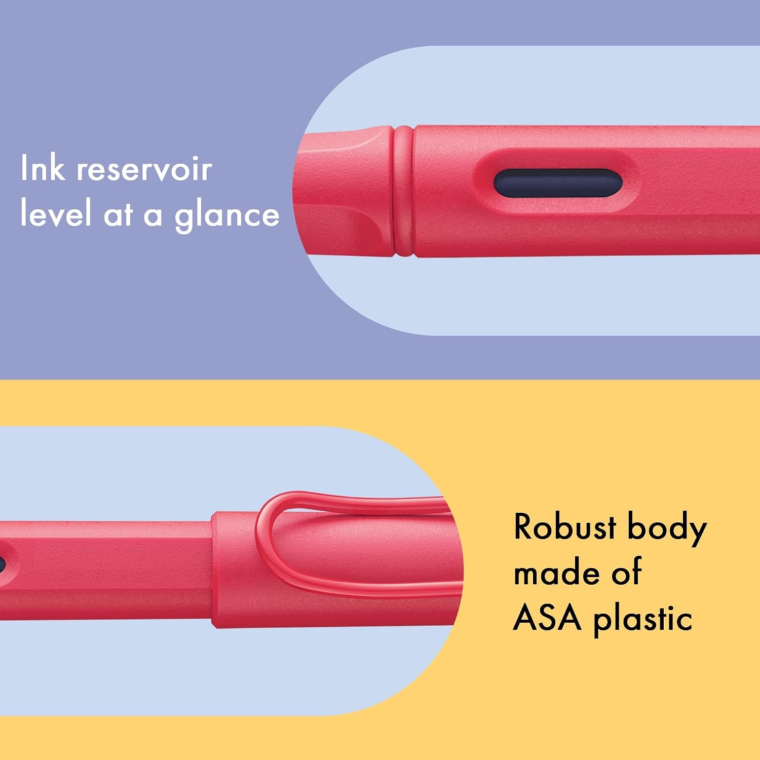 image:imageLAMY safari umbra Fountain Pen with ergonomic grip amp black steel nib in size M ideal for any Writing amp Calligraphy including LAMY T 10 blue cartridge RightHandedsunset