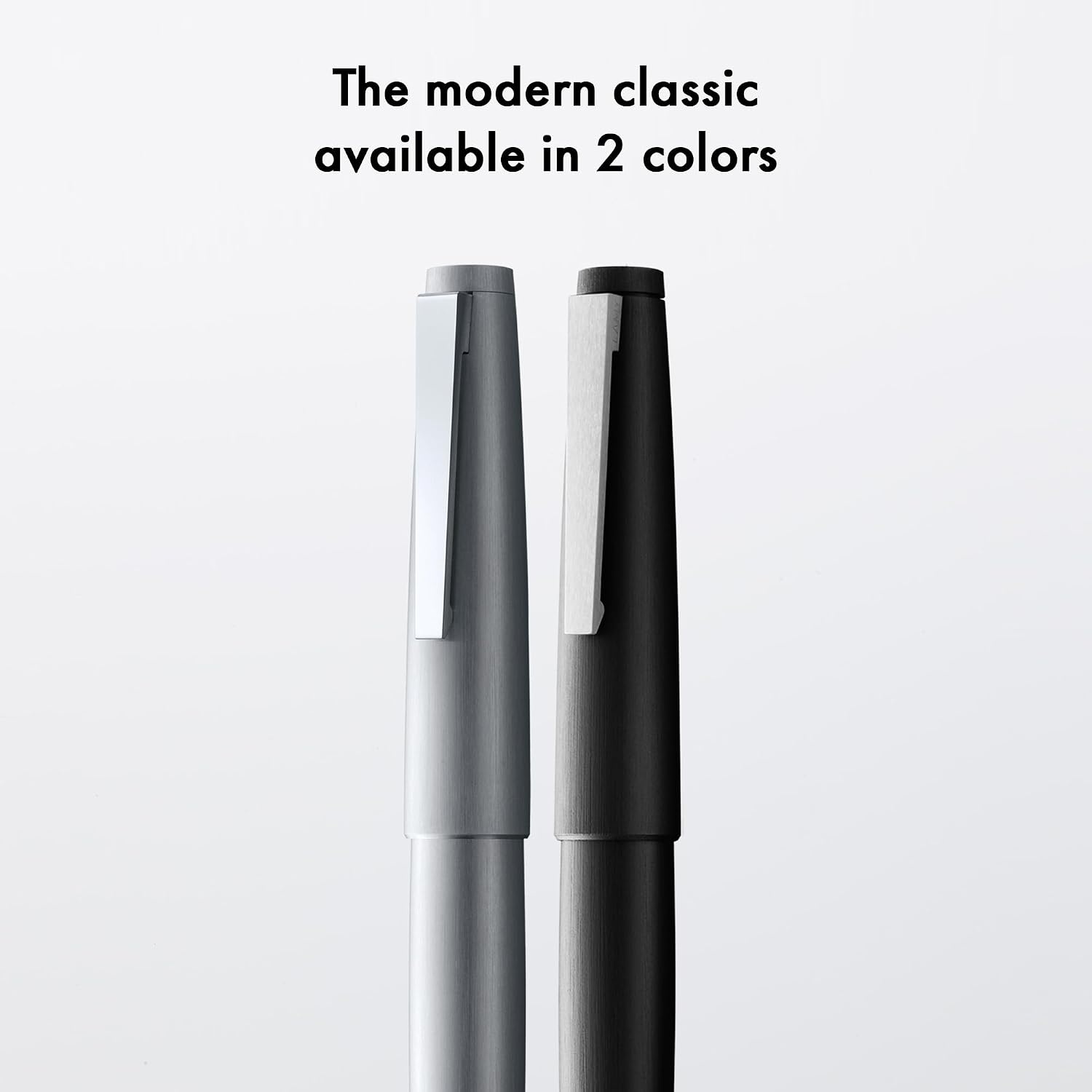 image:imageLamy 2000 black elegant rollerball pen in robust fibreglass barrel perfectly balanced amp in line width M M 63 rollerball refill in blackblack