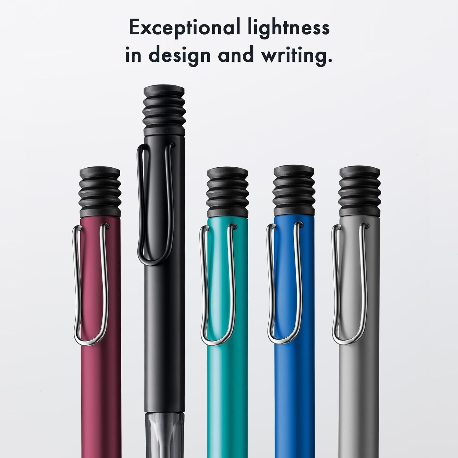image:imageLamy ALstar black purple Ballpoint Pen with transparent ergonomic grip amp line width M lightweight aluminium body including large capacity refill M 16 in blackturmaline