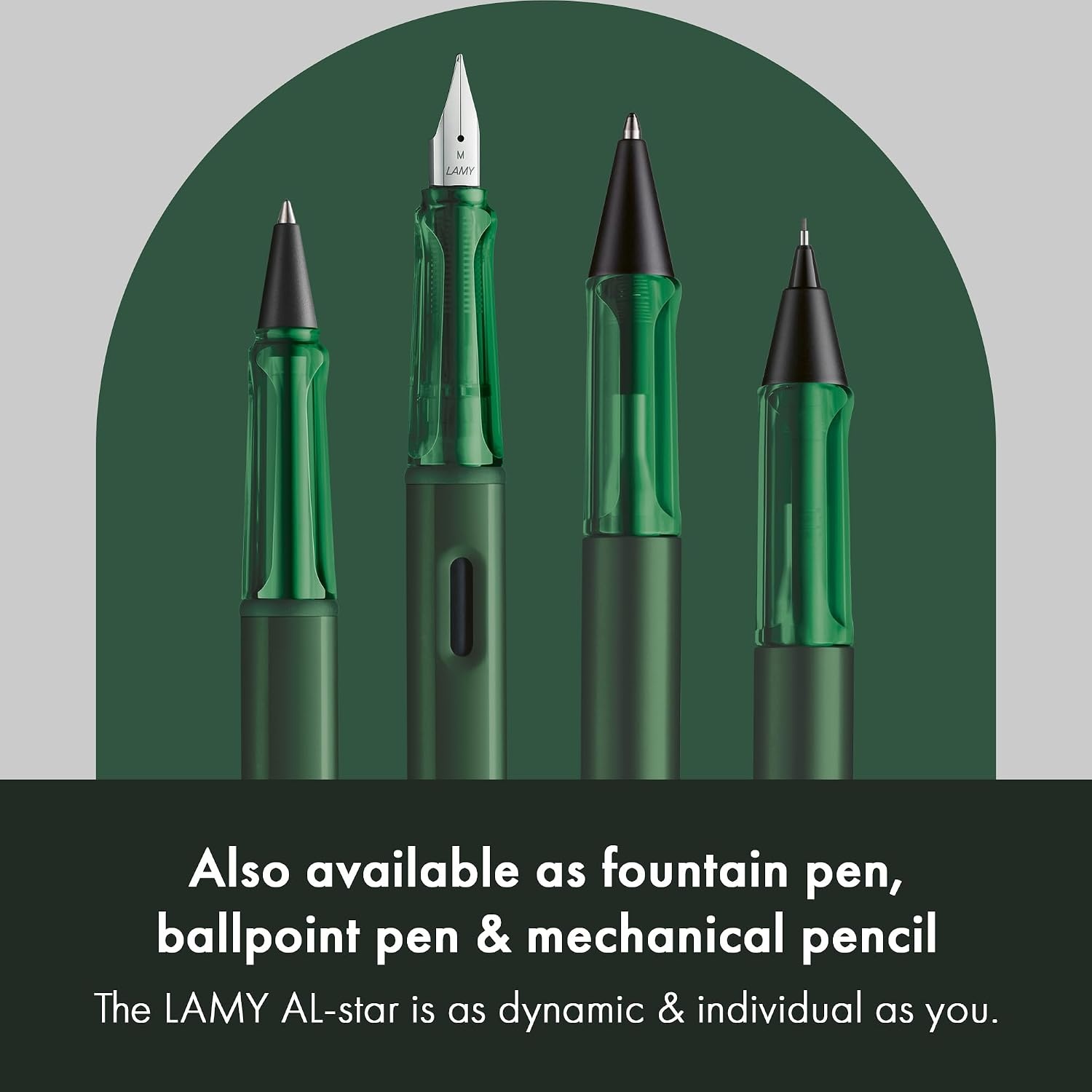 image:imageLamy ALstar turmaline Rollerball Pen pen with transparent ergonomic grip amp line width M lightweight aluminum body including rollerball refill M 63 in blackpine