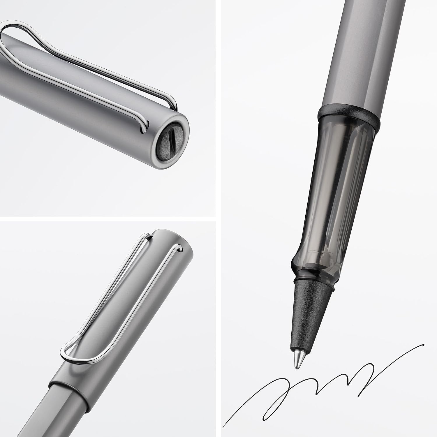 image:imageLamy ALstar turmaline Rollerball Pen pen with transparent ergonomic grip amp line width M lightweight aluminum body including rollerball refill M 63 in blackgraphite