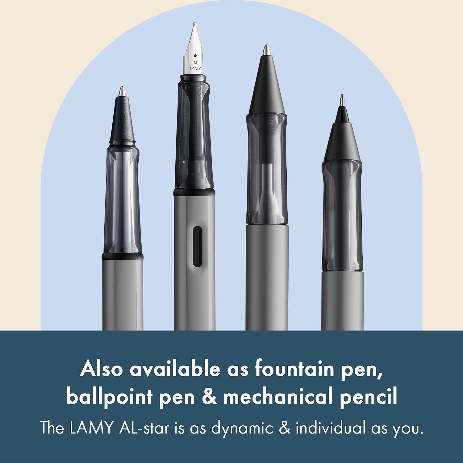 image:imageLamy ALstar turmaline Rollerball Pen pen with transparent ergonomic grip amp line width M lightweight aluminum body including rollerball refill M 63 in blackgraphite
