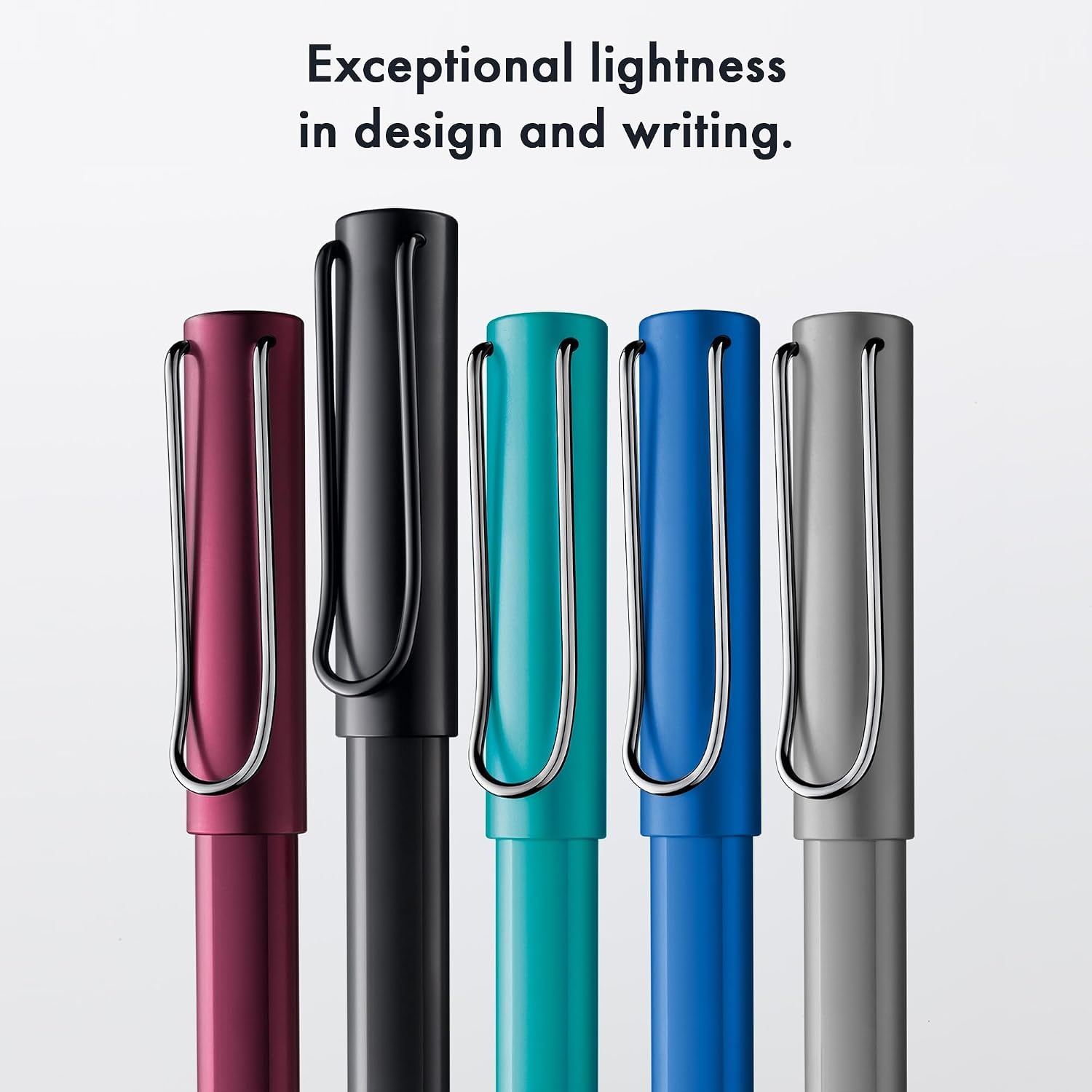 image:imageLamy ALstar turmaline Rollerball Pen pen with transparent ergonomic grip amp line width M lightweight aluminum body including rollerball refill M 63 in blackpine