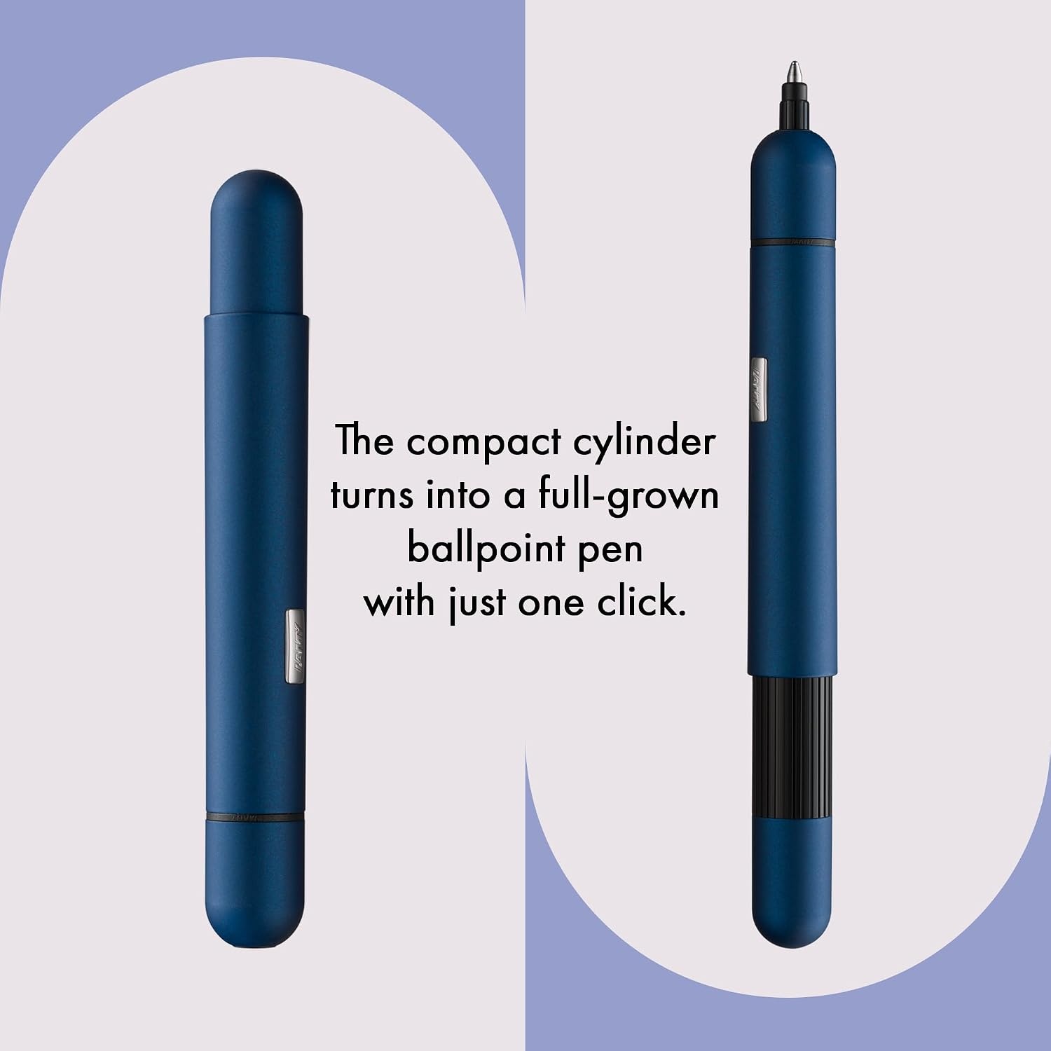 image:imageLamy Pico Pocket Ballpoint Pen Imperial Blue Medium M amp Black RefillImperial Blue