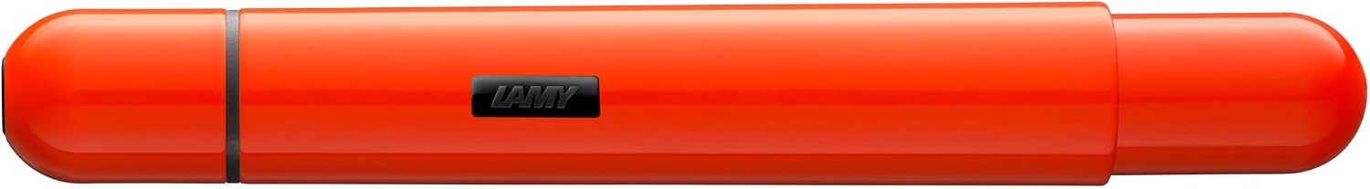 image:imageLamy Pico Pocket Ballpoint Pen Imperial Blue Medium M amp Black RefillLaser Orange