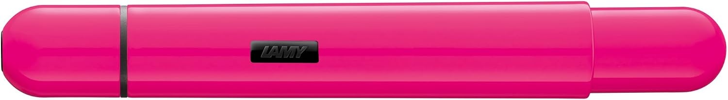 image:imageLamy Pico Pocket Ballpoint Pen Imperial Blue Medium M amp Black RefillNeon Pink