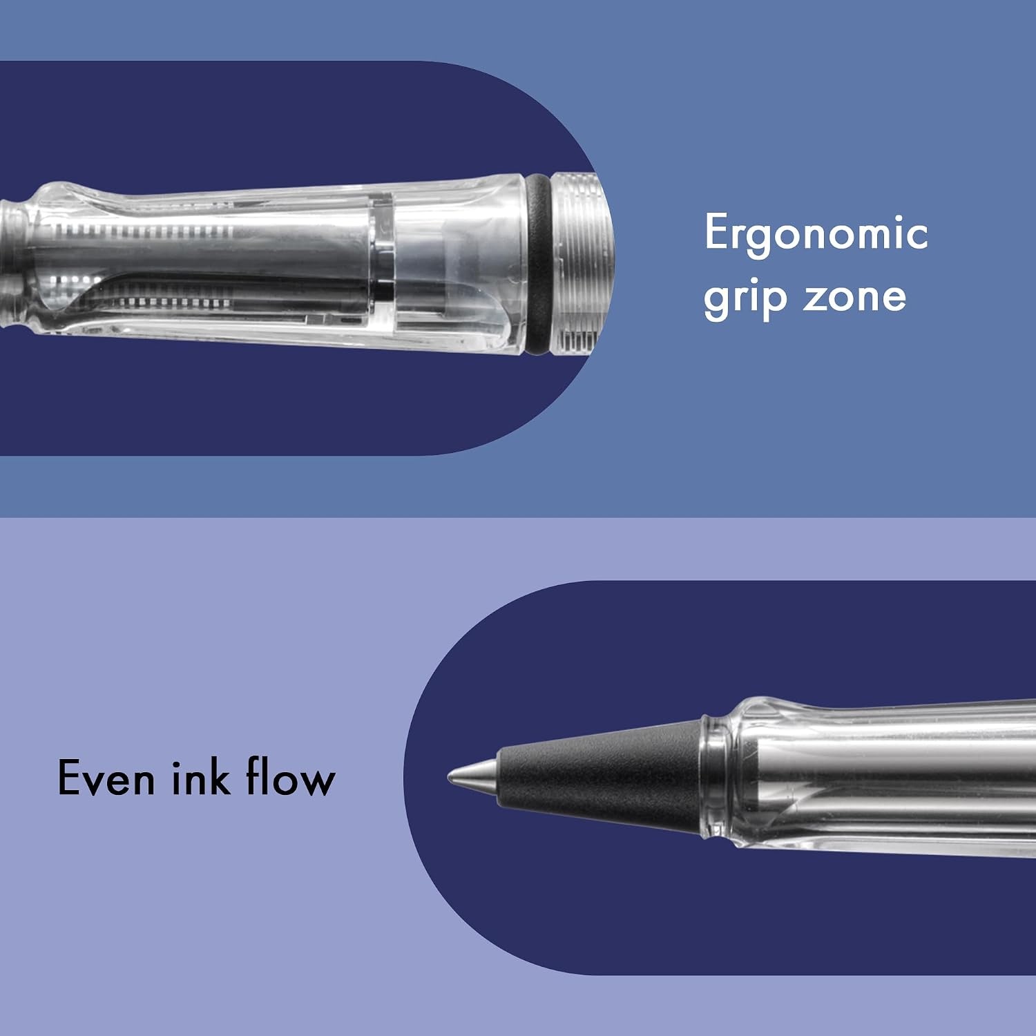 image:imageLamy safari blue Rollerball Pen with ergonomic grip amp line width M for pleasant long writing made of robust ASA plastic including rollerball refill M 63 in bluevista