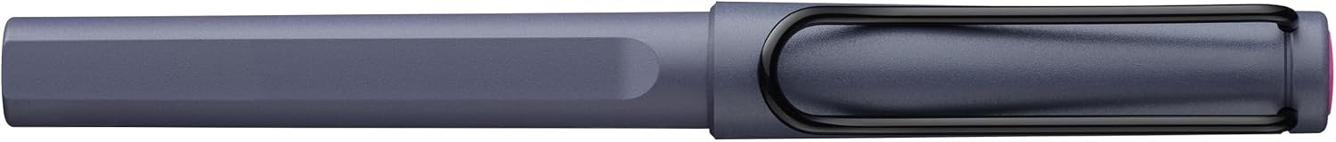 image:imageLamy safari blue Rollerball Pen with ergonomic grip amp line width M for pleasant long writing made of robust ASA plastic including rollerball refill M 63 in bluepink cliff