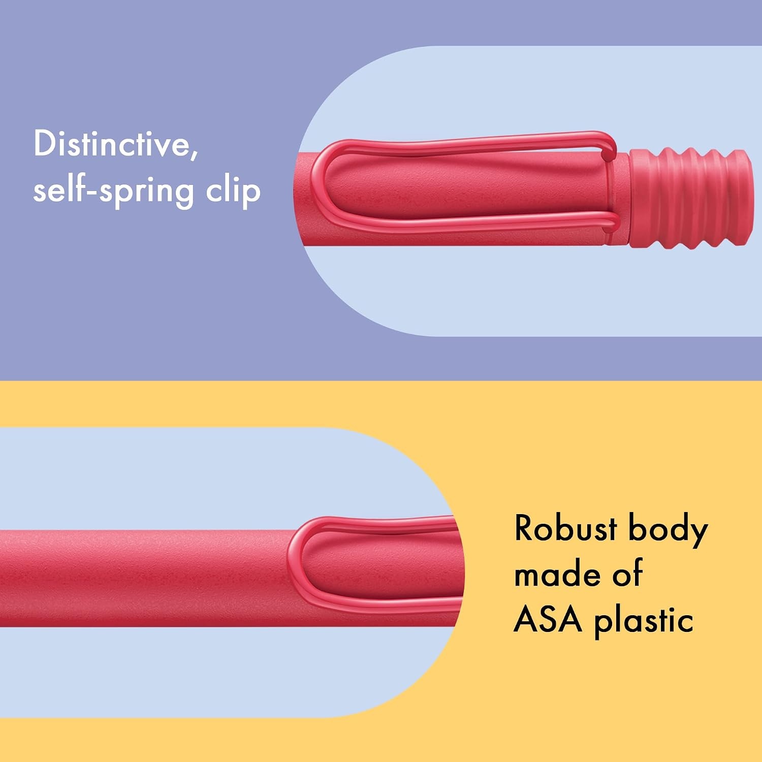 image:imageLamy safari umbra Ballpoint Pen with ergonomic grip amp line width M for pleasant long writing made of robust ASA plastic including large capacity refill M 16 in blacksunset