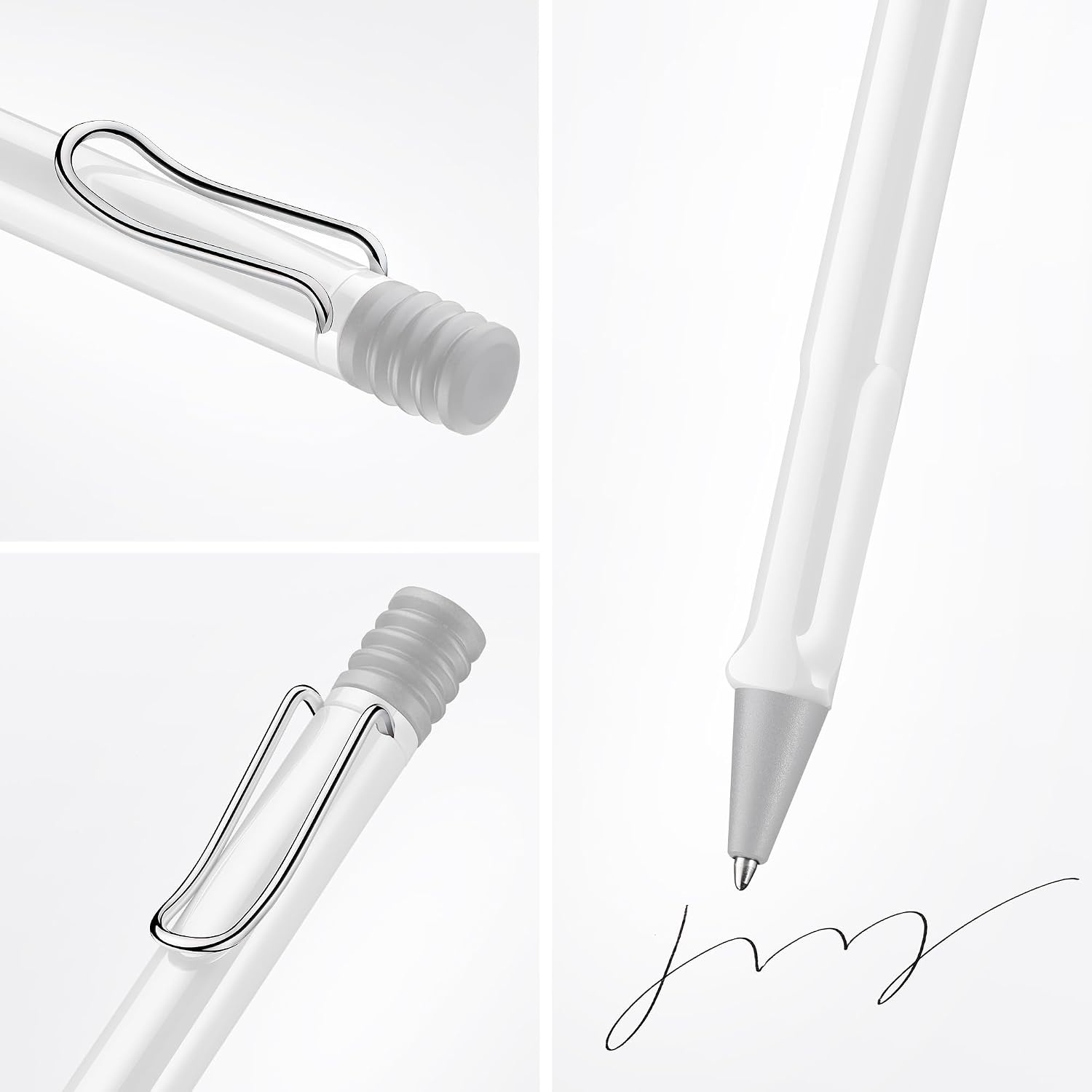 image:imageLamy safari umbra Ballpoint Pen with ergonomic grip amp line width M for pleasant long writing made of robust ASA plastic including large capacity refill M 16 in blackwhite