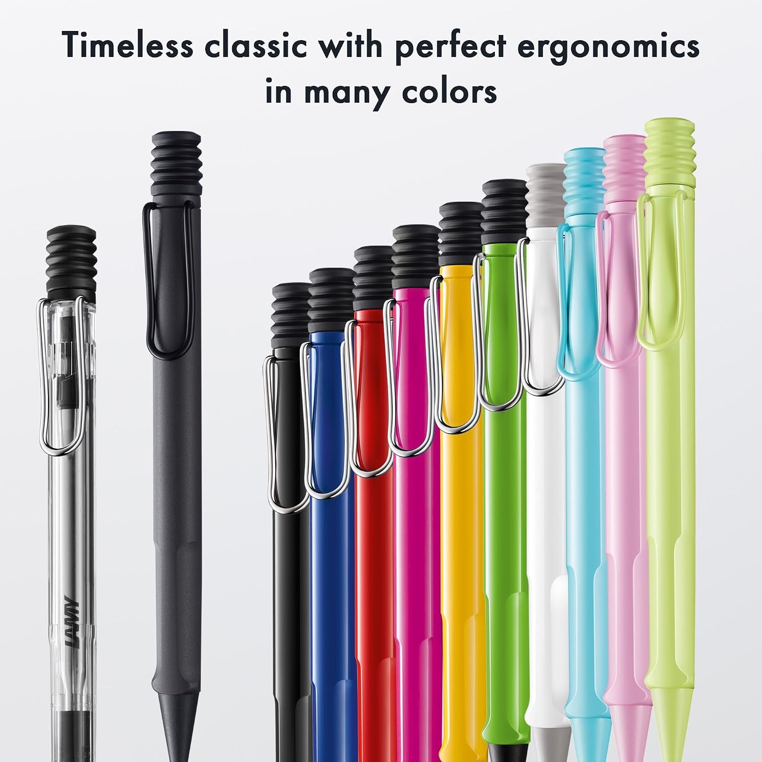image:imageLamy safari umbra Ballpoint Pen with ergonomic grip amp line width M for pleasant long writing made of robust ASA plastic including large capacity refill M 16 in blackpink