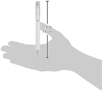 image:imageLamy safari umbra Ballpoint Pen with ergonomic grip amp line width M for pleasant long writing made of robust ASA plastic including large capacity refill M 16 in blackwhite