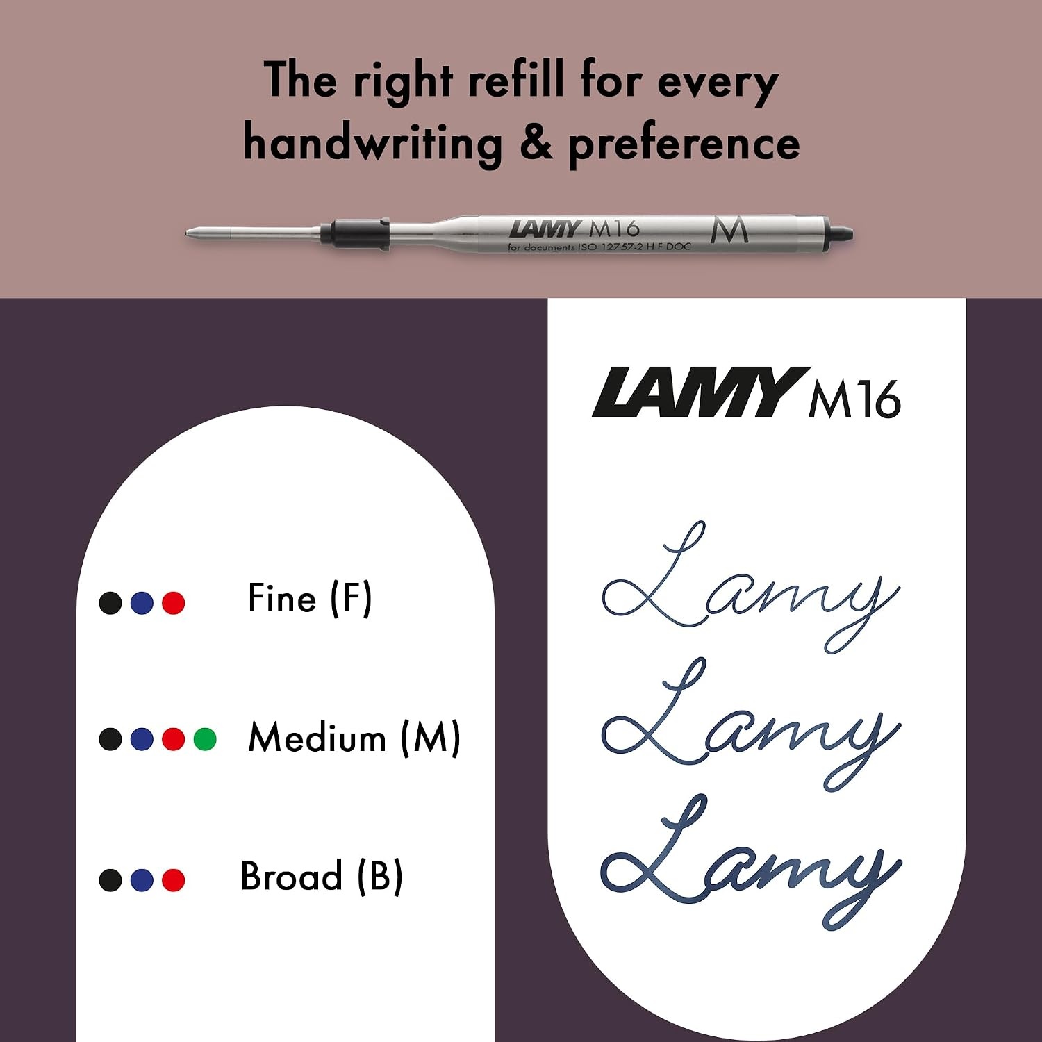 image:imageLamy safari umbra Ballpoint Pen with ergonomic grip amp line width M for pleasant long writing made of robust ASA plastic including large capacity refill M 16 in blackwhite