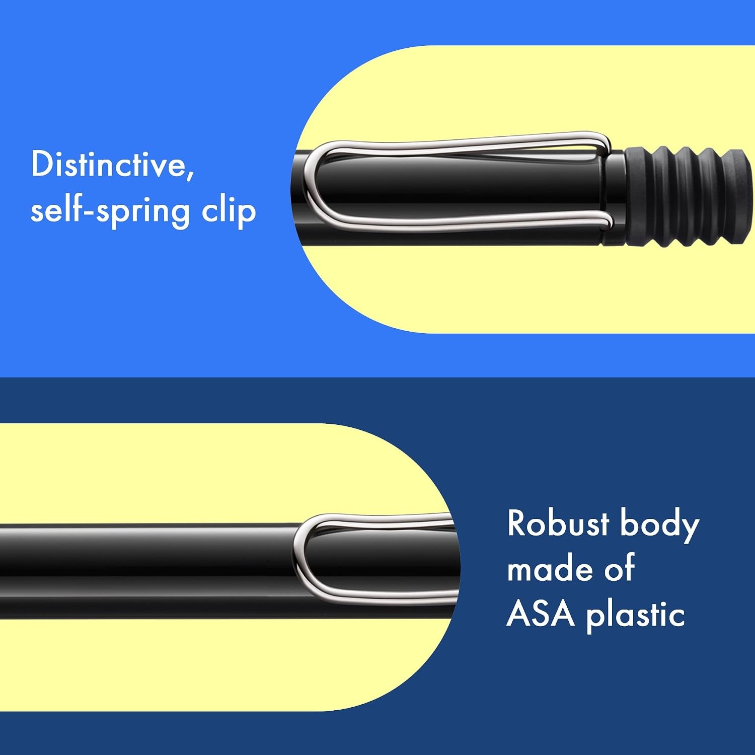 image:imageLamy safari umbra Ballpoint Pen with ergonomic grip amp line width M for pleasant long writing made of robust ASA plastic including large capacity refill M 16 in blackblack