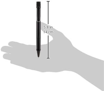 image:imageLamy safari umbra Ballpoint Pen with ergonomic grip amp line width M for pleasant long writing made of robust ASA plastic including large capacity refill M 16 in blackblack