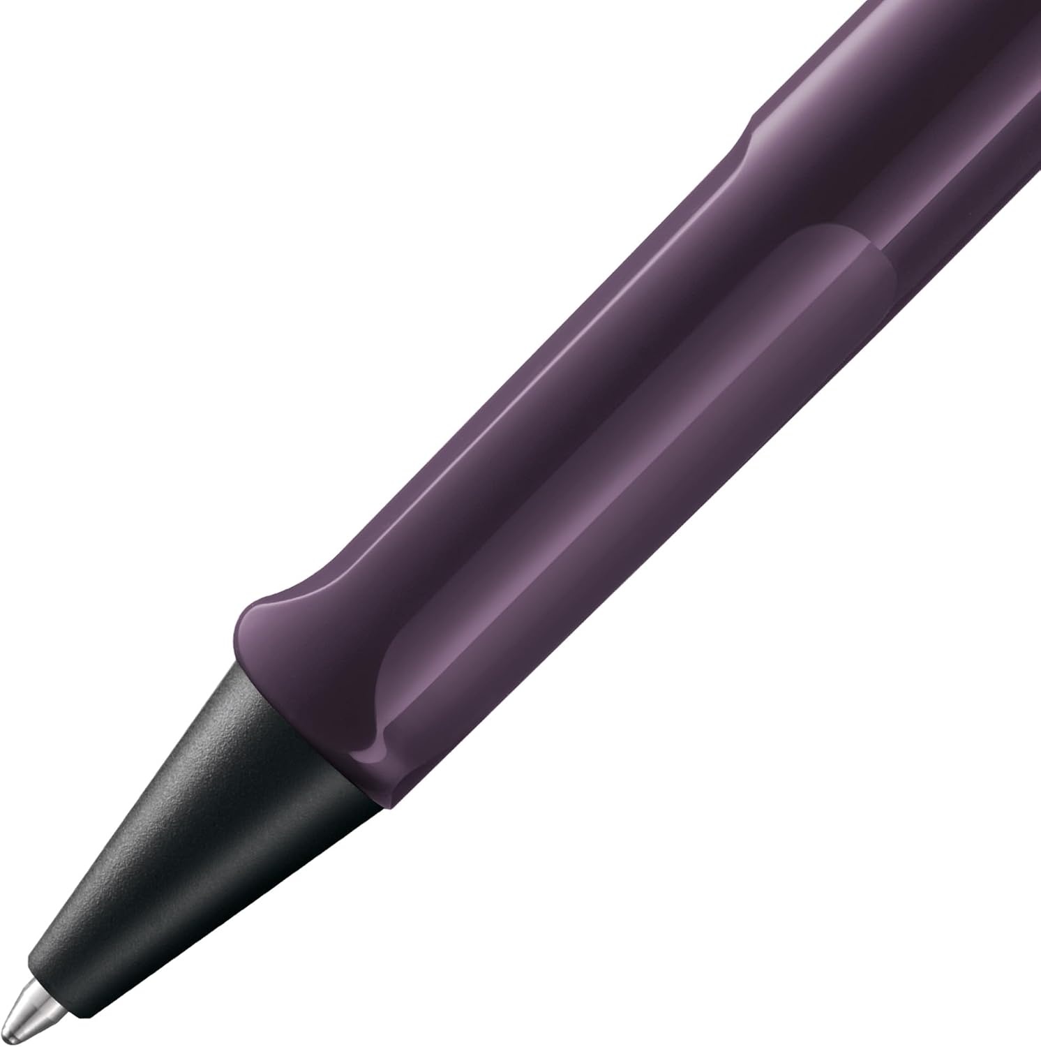 image:imageLamy safari umbra Ballpoint Pen with ergonomic grip amp line width M for pleasant long writing made of robust ASA plastic including large capacity refill M 16 in blackviolet blackberry
