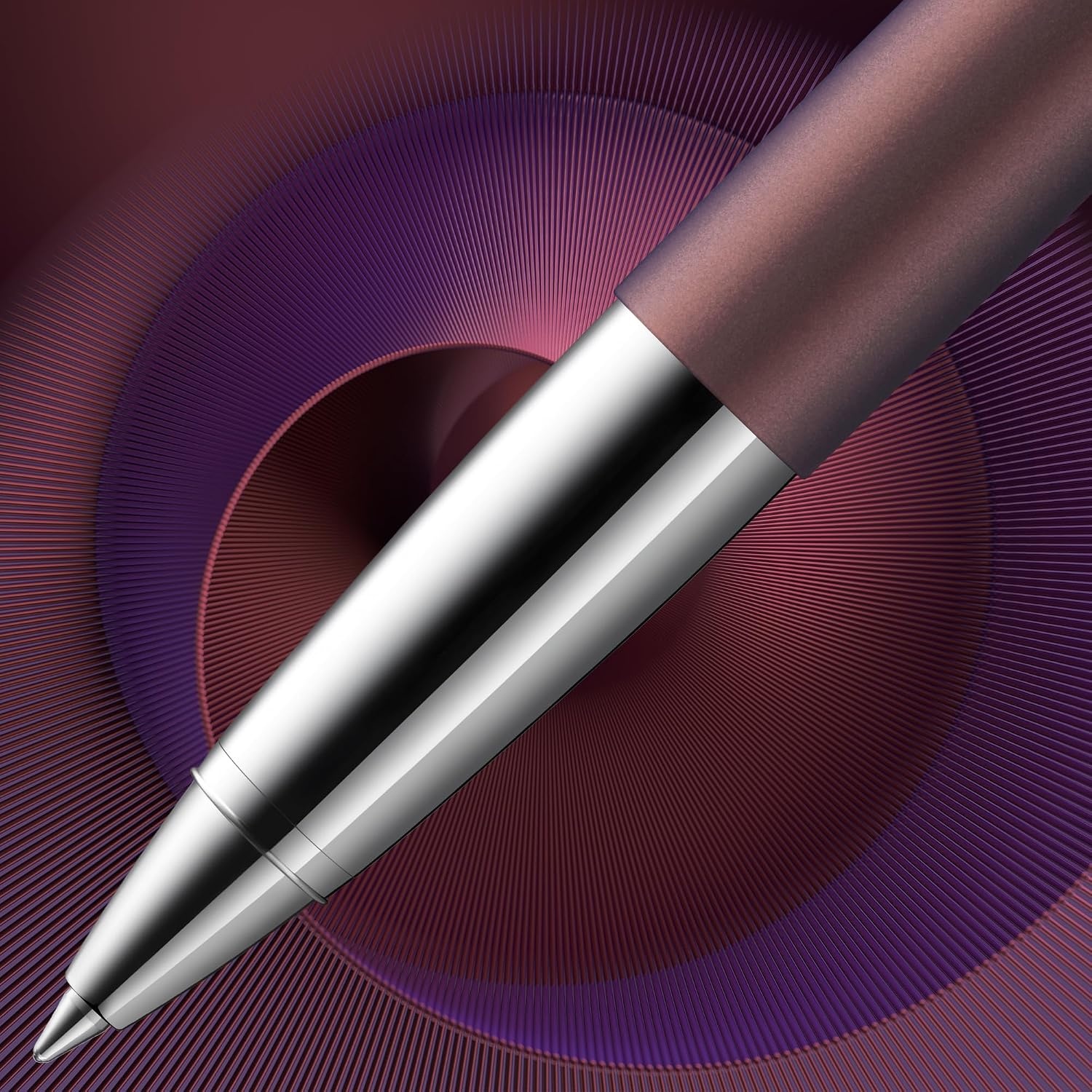 image:imageLamy studio imperialblue rollerball pen in elegant metal barrel with propellershaped clip amp in line width M M 63 rollerball refill in blackorion matt