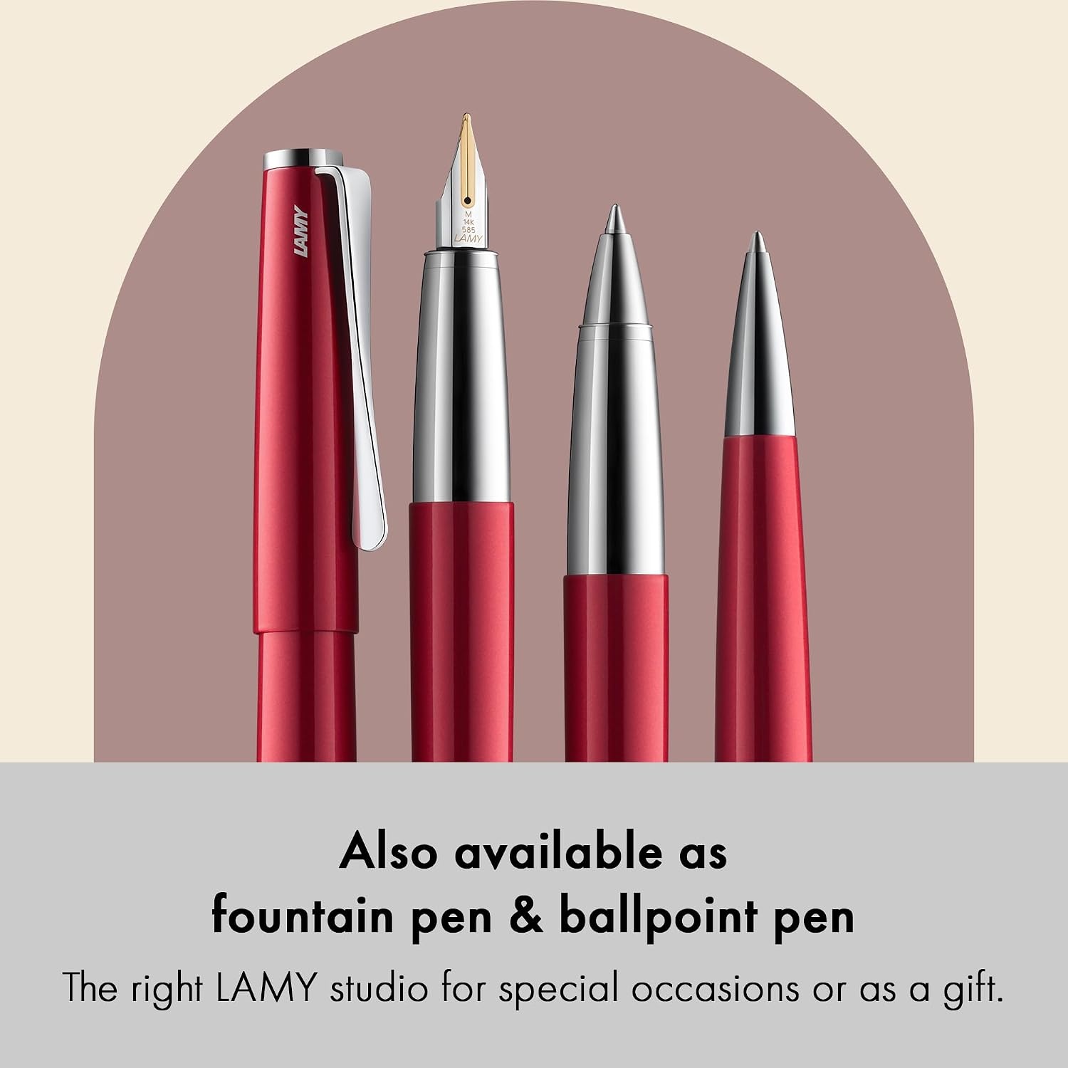 image:imageLamy studio imperialblue rollerball pen in elegant metal barrel with propellershaped clip amp in line width M M 63 rollerball refill in blackpianored