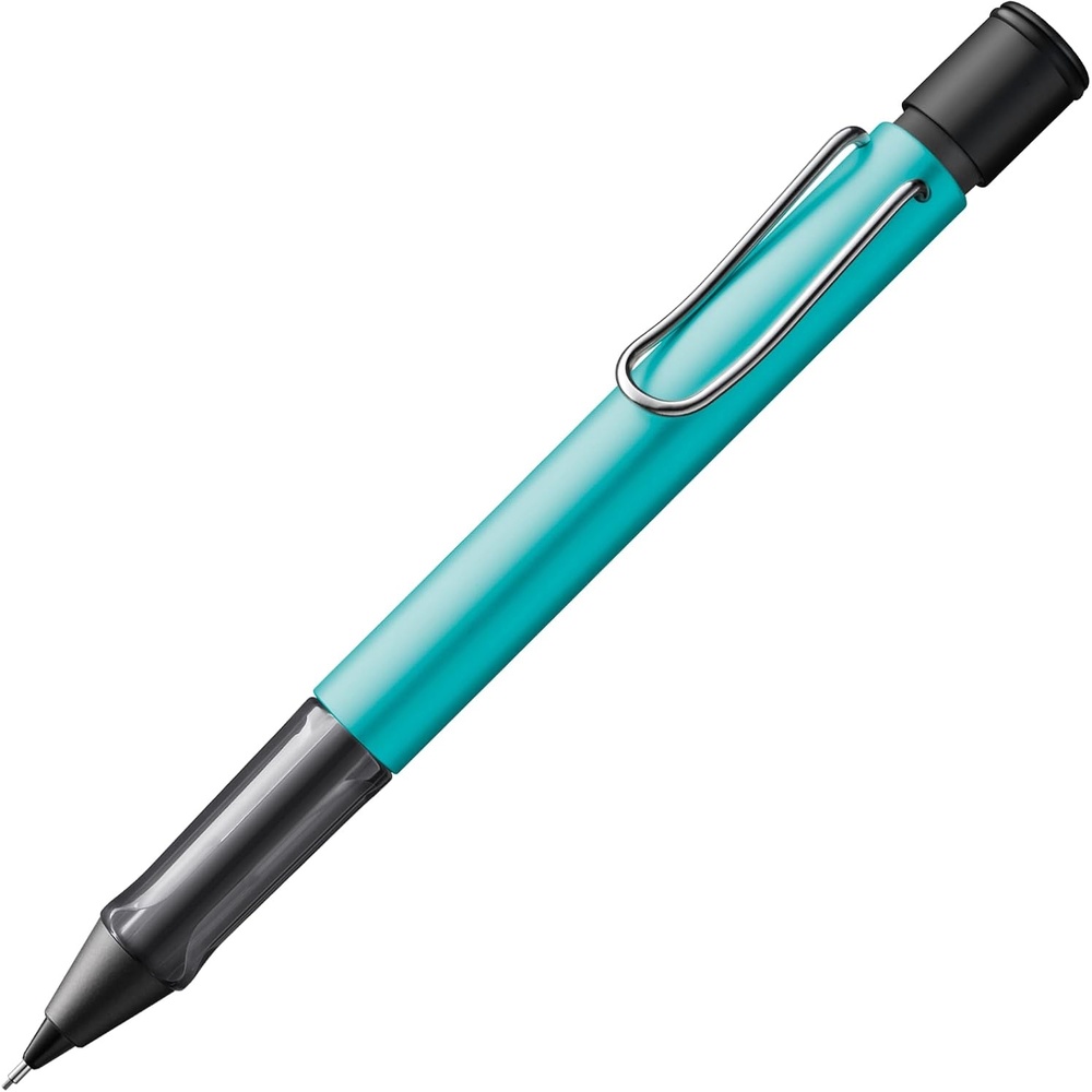 image:imageLAMY ALstar black Mechanical Pencil with transparent ergonomic grip amp lightweight aluminum body including LAMY M 41 fine line refill 05 mm amp eraser tipTurmaline
