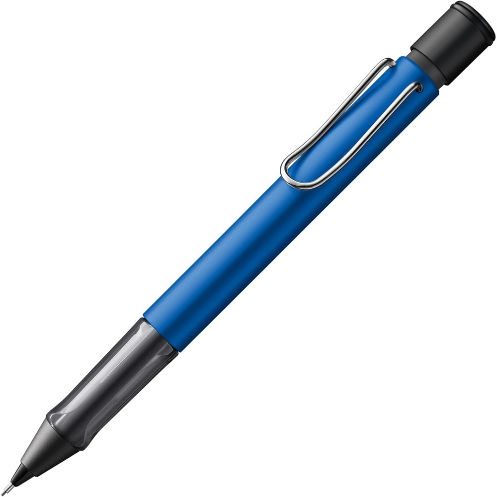 image:imageLAMY ALstar black Mechanical Pencil with transparent ergonomic grip amp lightweight aluminum body including LAMY M 41 fine line refill 05 mm amp eraser tipOcean blue