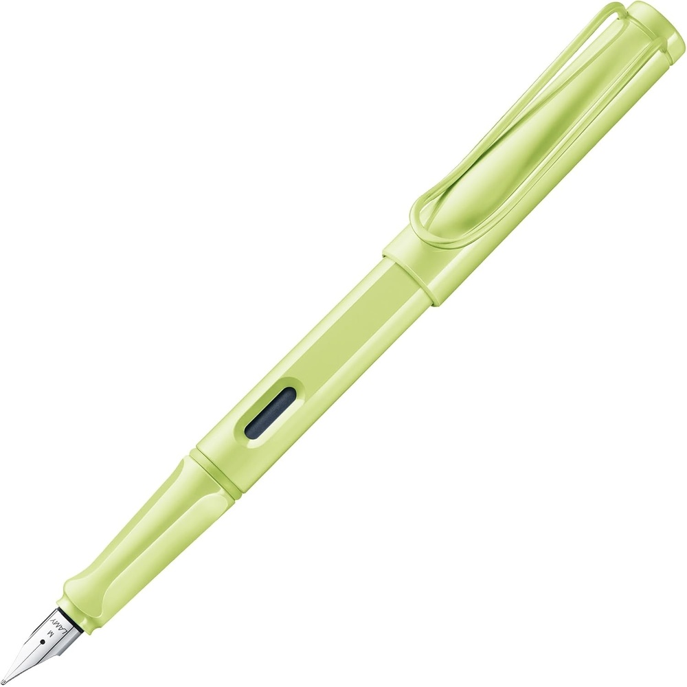image:imageLAMY safari umbra Fountain Pen with ergonomic grip amp black steel nib in size M ideal for any Writing amp Calligraphy including LAMY T 10 blue cartridge RightHandedspringgreen