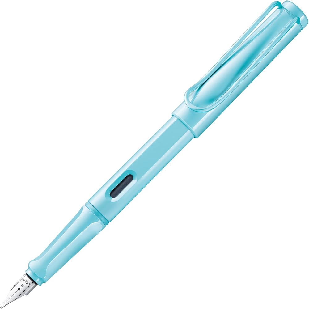 image:imageLAMY safari umbra Fountain Pen with ergonomic grip amp black steel nib in size M ideal for any Writing amp Calligraphy including LAMY T 10 blue cartridge RightHandedaquasky