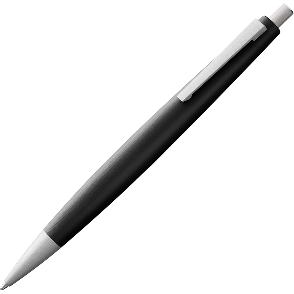 image:imageLamy 2000 black elegant ballpoint pen in robust fibreglass barrel perfectly balanced incl giant refill M 16 in line width M in blackblack