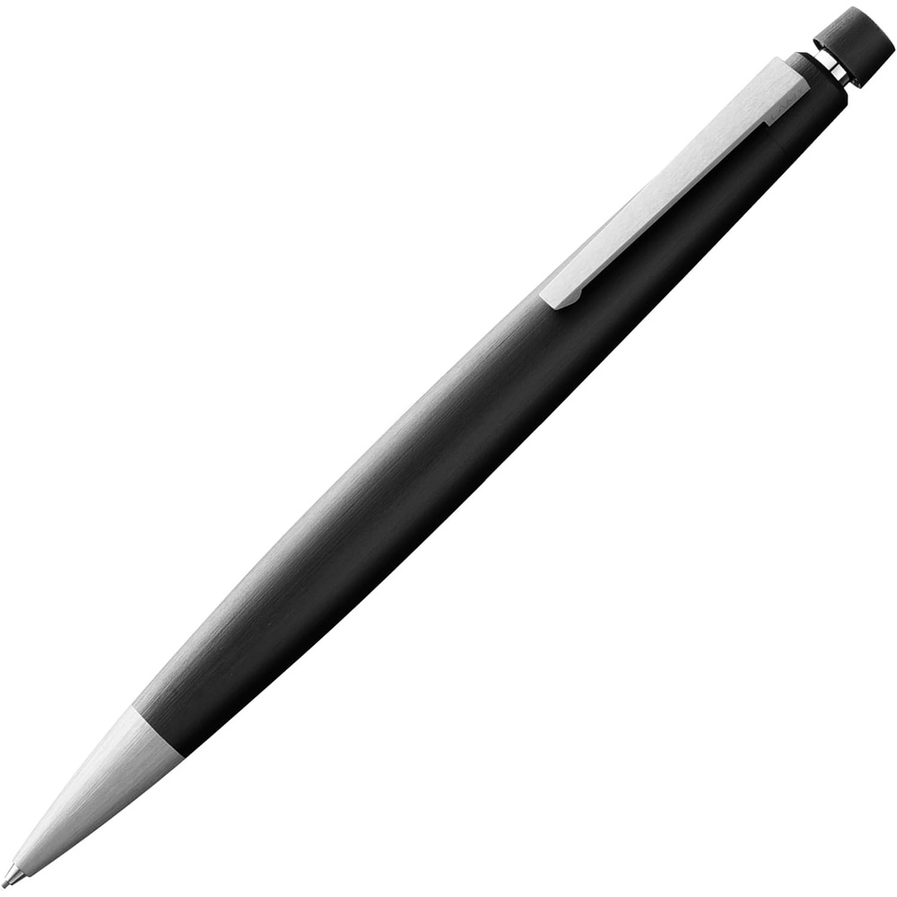 image:imageLamy 2000 black elegant mechanical pencil in a satinfinish fibreglass casing perfectly balanced pencil M 41 fineline refill in line width 05 mm amp eraser tipBlack