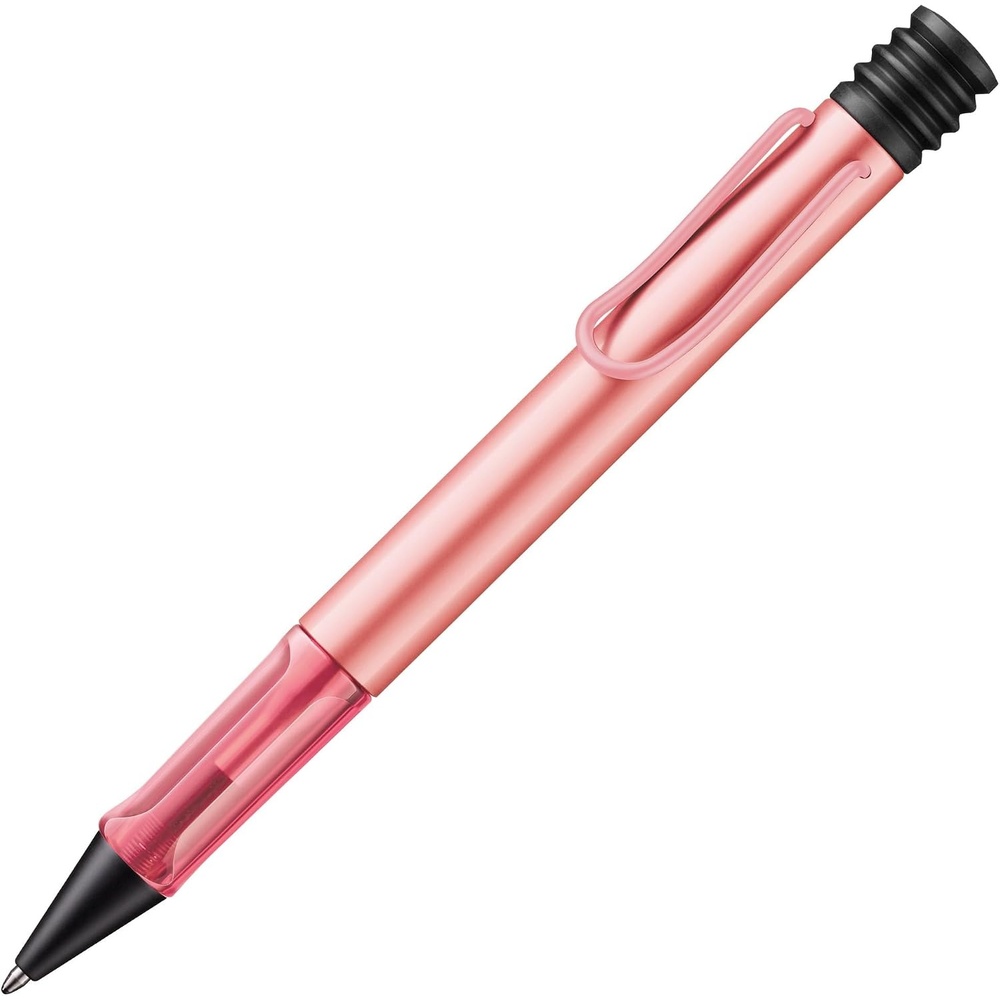 image:imageLamy ALstar black purple Ballpoint Pen with transparent ergonomic grip amp line width M lightweight aluminium body including large capacity refill M 16 in blackflamingo
