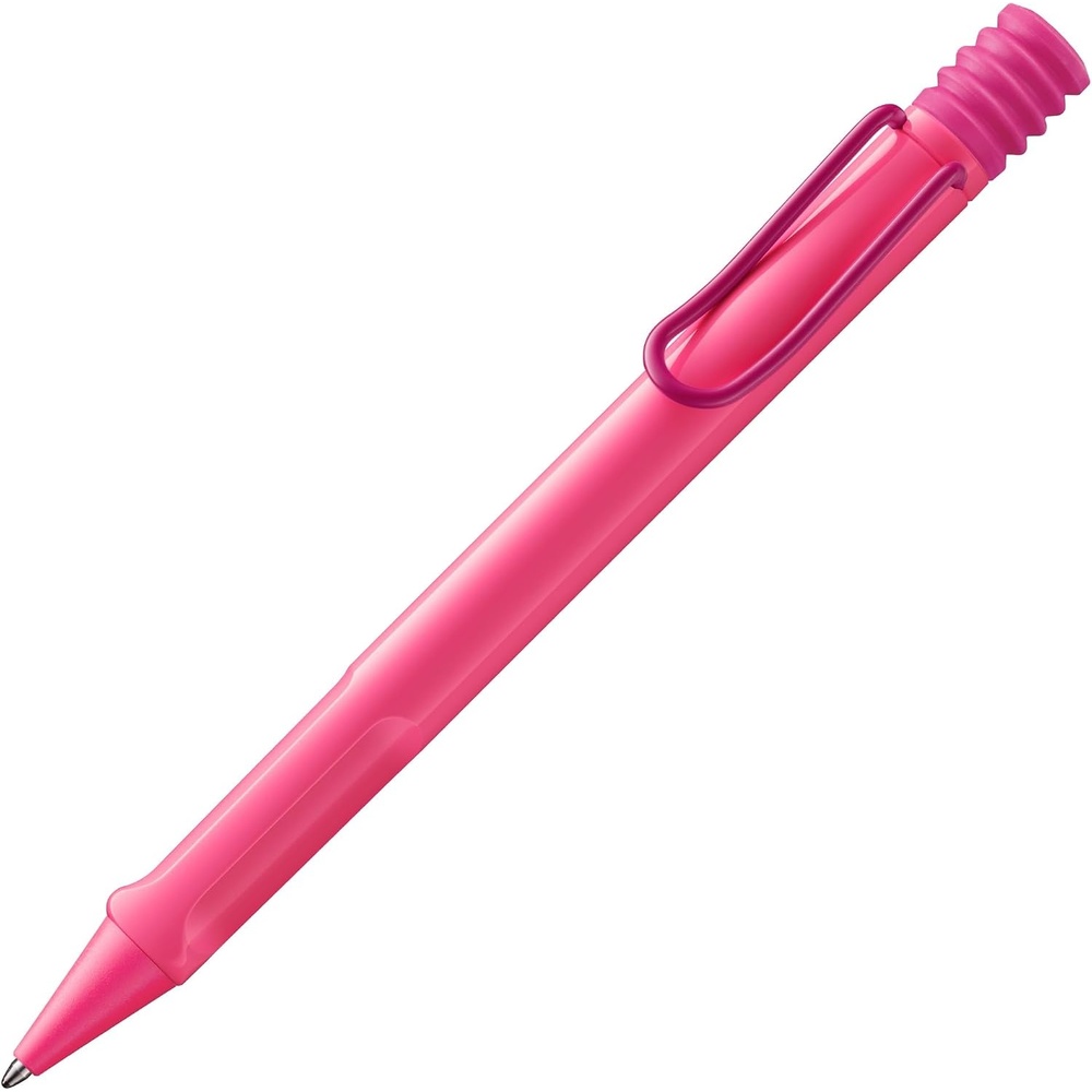 image:imageLamy safari umbra Ballpoint Pen with ergonomic grip amp line width M for pleasant long writing made of robust ASA plastic including large capacity refill M 16 in blackneonpink