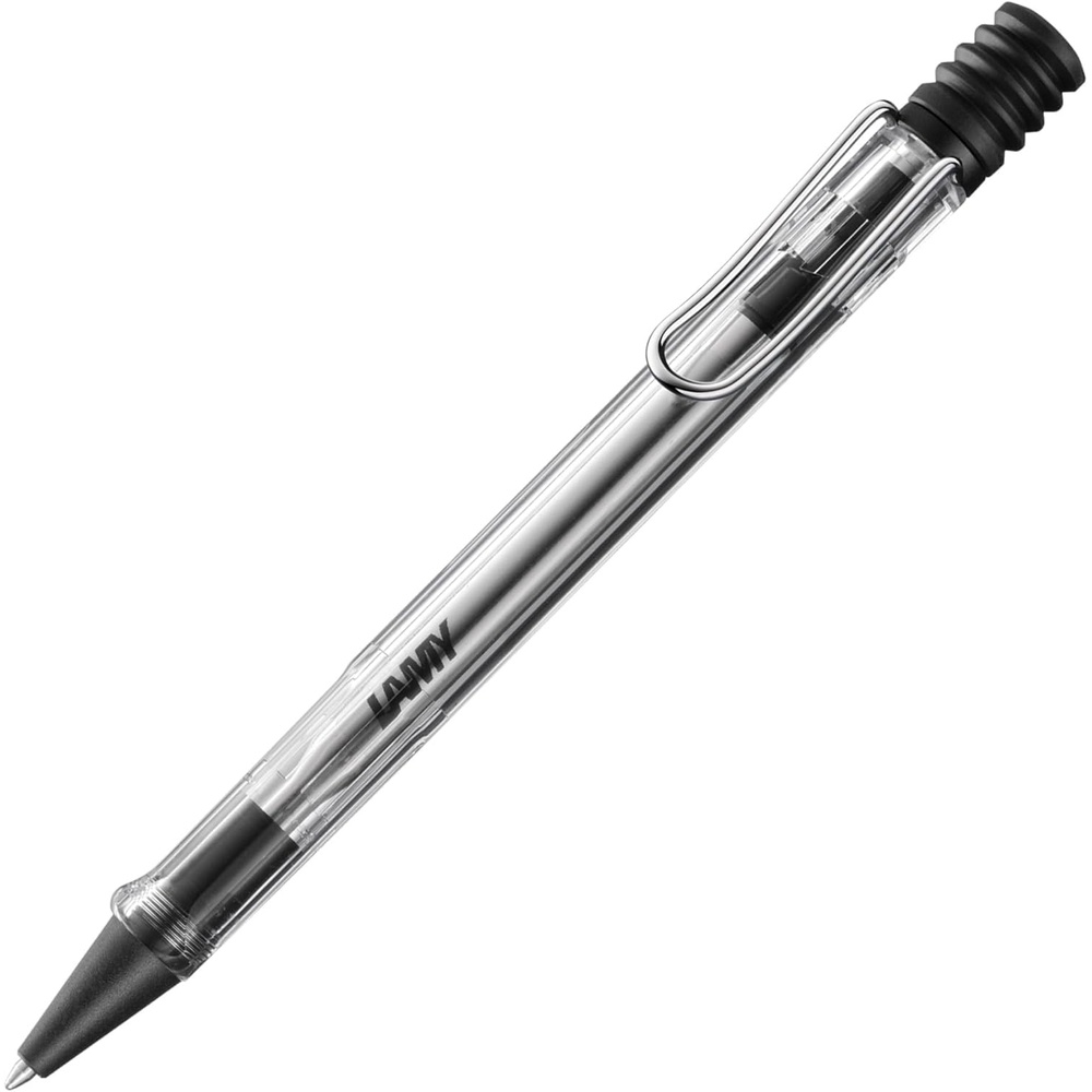 image:imageLamy safari umbra Ballpoint Pen with ergonomic grip amp line width M for pleasant long writing made of robust ASA plastic including large capacity refill M 16 in blackvista
