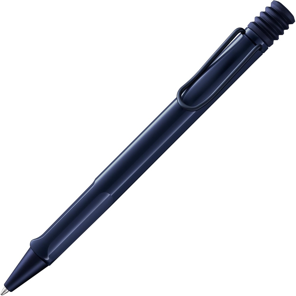 image:imageLamy safari umbra Ballpoint Pen with ergonomic grip amp line width M for pleasant long writing made of robust ASA plastic including large capacity refill M 16 in blackdark dusk