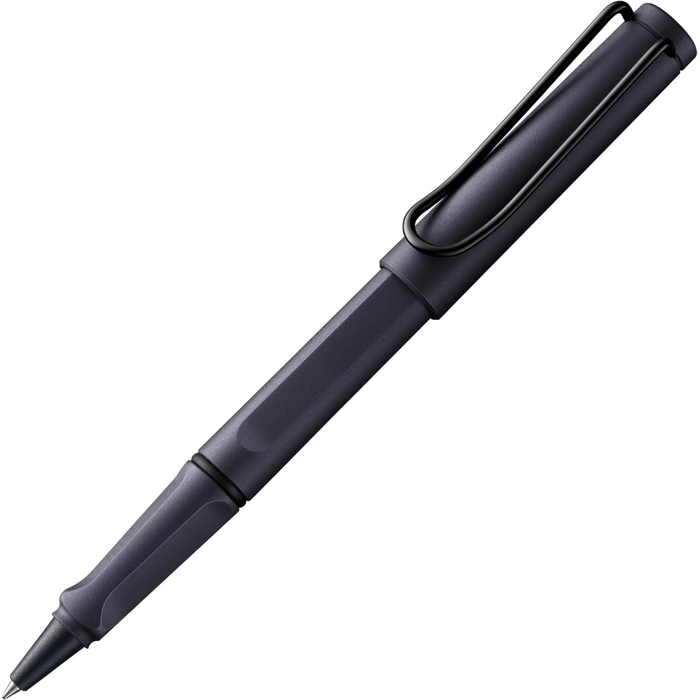 image:imageLamy safari vista Rollerball Pen with ergonomic grip amp line width M for pleasant long writing made of robust ASA plastic including rollerball refill M 63 in bluesteel black
