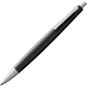 LAMY 2000 4 Color Ballpoint Pen – Multifunction Pen with Brushed Fibreglass Barrel & Stainless Steel Clip(black (black 19-3911tcx))