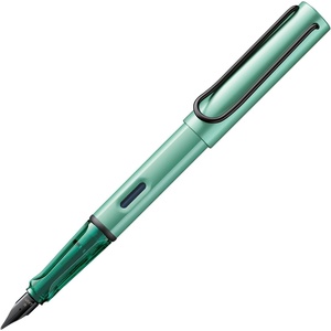 LAMY AL-star black – Fountain Pen with ergonomic grip & black steel nib in size EF – lightweight aluminum body – including LAMY T 10 blue cartridge – Right-Handed(mint)