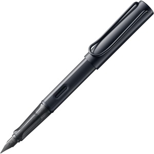 LAMY AL-star black – Fountain Pen with ergonomic grip & black steel nib in size EF – lightweight aluminum body – including LAMY T 10 blue cartridge – Right-Handed(black)