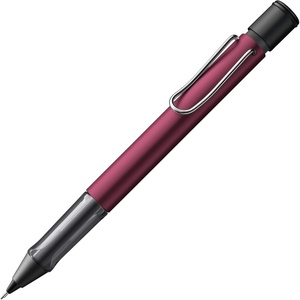 LAMY AL-star black – Mechanical Pencil with transparent, ergonomic grip & lightweight aluminum body – including LAMY M 41 fine line refill 0.5 mm & eraser tip(Black Purple)