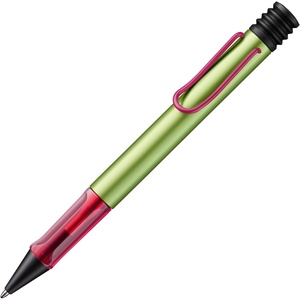 Lamy AL-star black purple – Ballpoint Pen with transparent, ergonomic grip & line width M – lightweight aluminium body – including large capacity refill M 16 in black(disco)