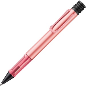 Lamy AL-star black purple – Ballpoint Pen with transparent, ergonomic grip & line width M – lightweight aluminium body – including large capacity refill M 16 in black(flamingo)