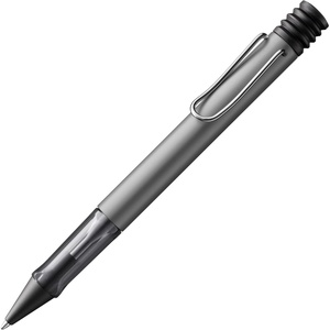 Lamy AL-star black purple – Ballpoint Pen with transparent, ergonomic grip & line width M – lightweight aluminium body – including large capacity refill M 16 in black(graphite)