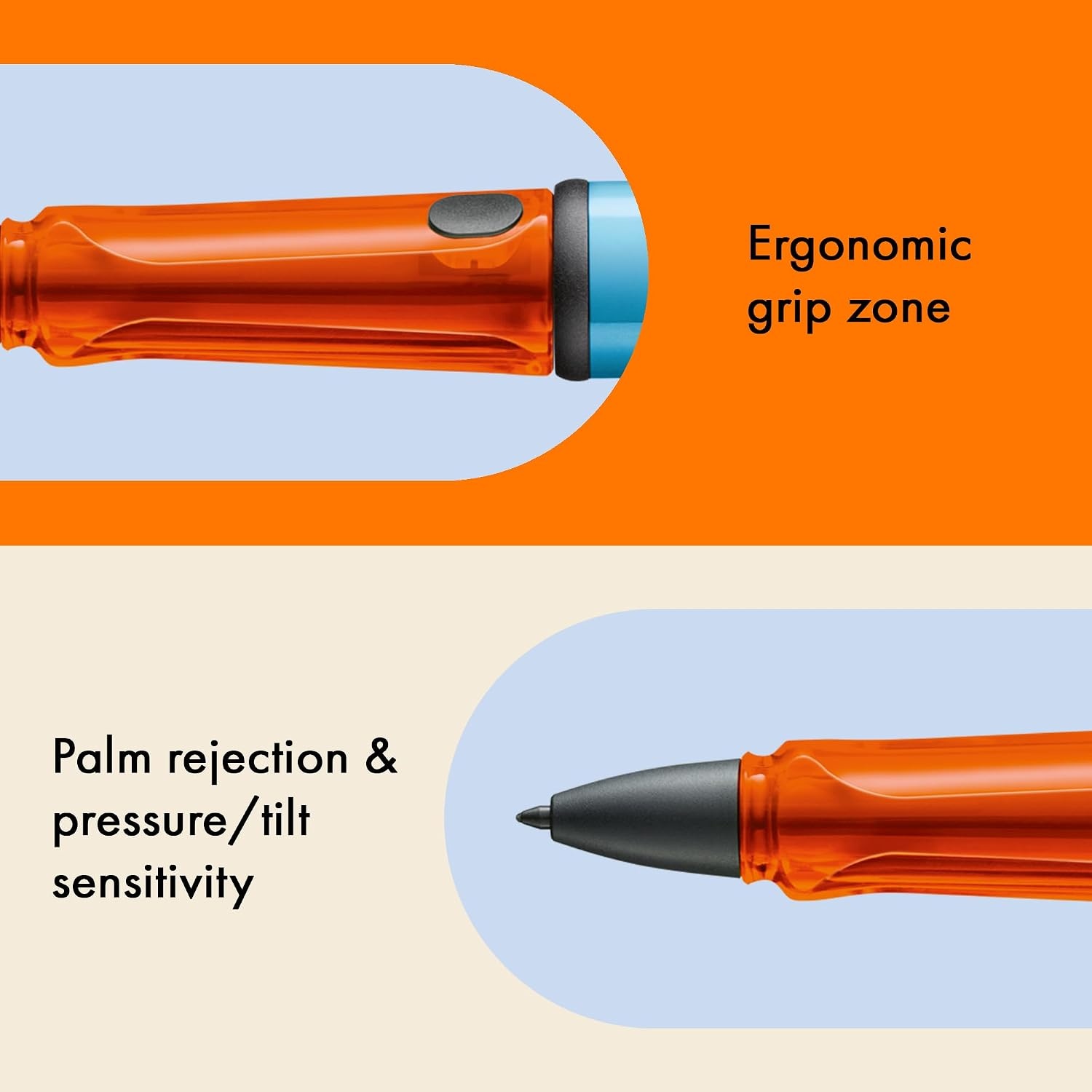 image:imageLAMY ALStar EMR Black PCEL tip Stylus Pen for Many Android Devices Touchscreen Pen with Ergonomic Grip Precise Writing amp Drawing on Digital Media with Function Buttondenim
