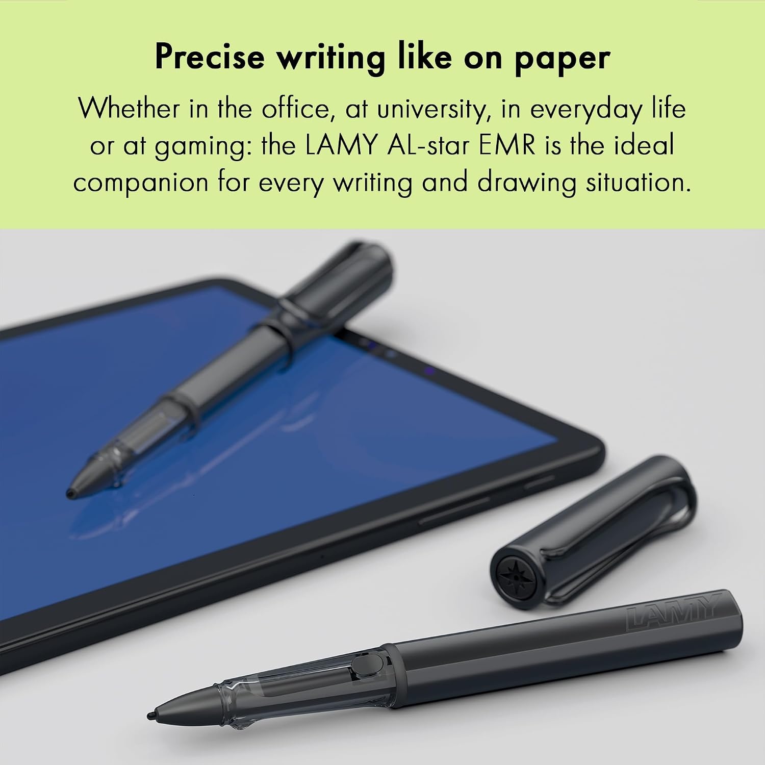 image:imageLAMY ALStar EMR Black PCEL tip Stylus Pen for Many Android Devices Touchscreen Pen with Ergonomic Grip Precise Writing amp Drawing on Digital Media with Function Buttonaubergine