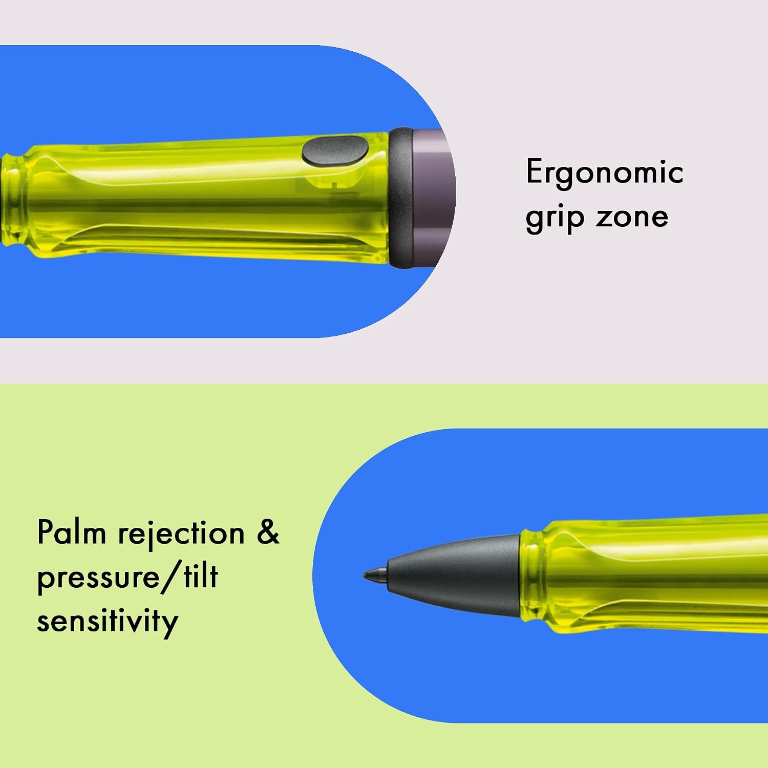 image:imageLAMY ALStar EMR Black PCEL tip Stylus Pen for Many Android Devices Touchscreen Pen with Ergonomic Grip Precise Writing amp Drawing on Digital Media with Function Buttonaubergine