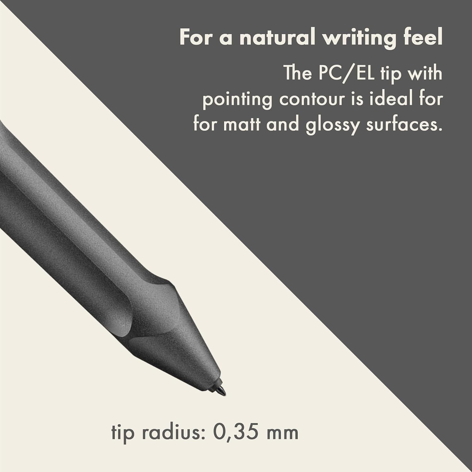 image:imageLAMY Safari Twin Pen EMR Stylus Pen Replacement Tips 4 pcs Replaceable LAMY Z103 EMR Pen POM Round tip Ideal for Rough Matte Surfaces 07 mm tip RadiusZ103 EMR Pen POM round tip