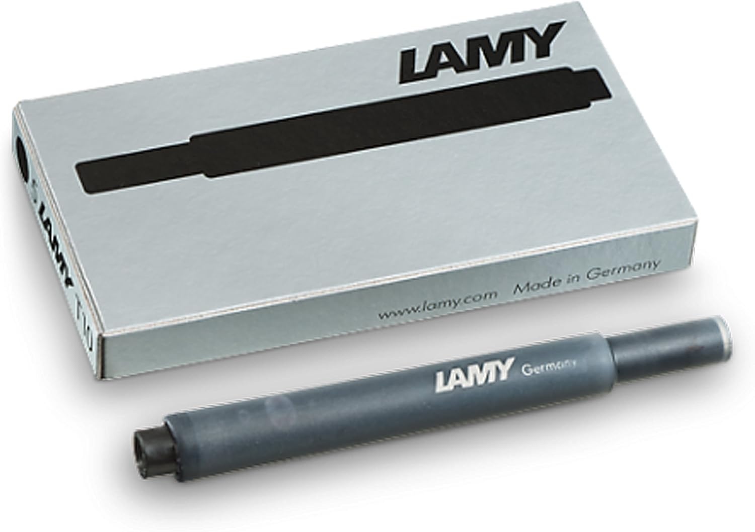 image:imageLAMY T10 Ink cartridges with Large Ink Capacity Suitable for All Lamy Fountain Pen Models Contents 125 ml per Cartridge 5 Pieces per Pack Ink Color Violetblack
